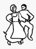 English Folk Dancer logo